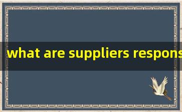  what are suppliers responsible for under whmis